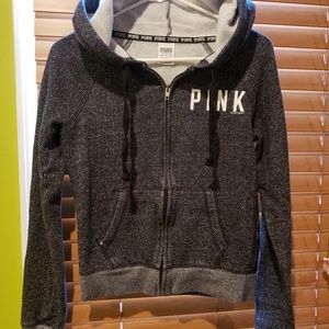 Victoria secret pink zip up sweater